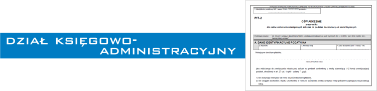 dział księgowo-administracyjny