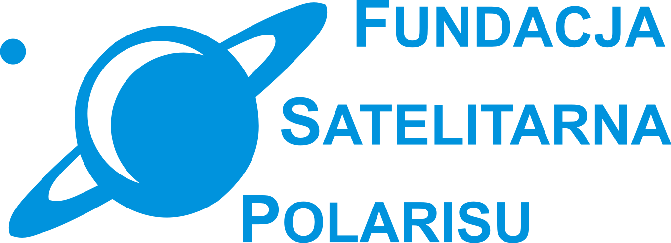 Logotyp Fundacji Satelitarnej Polarisu.