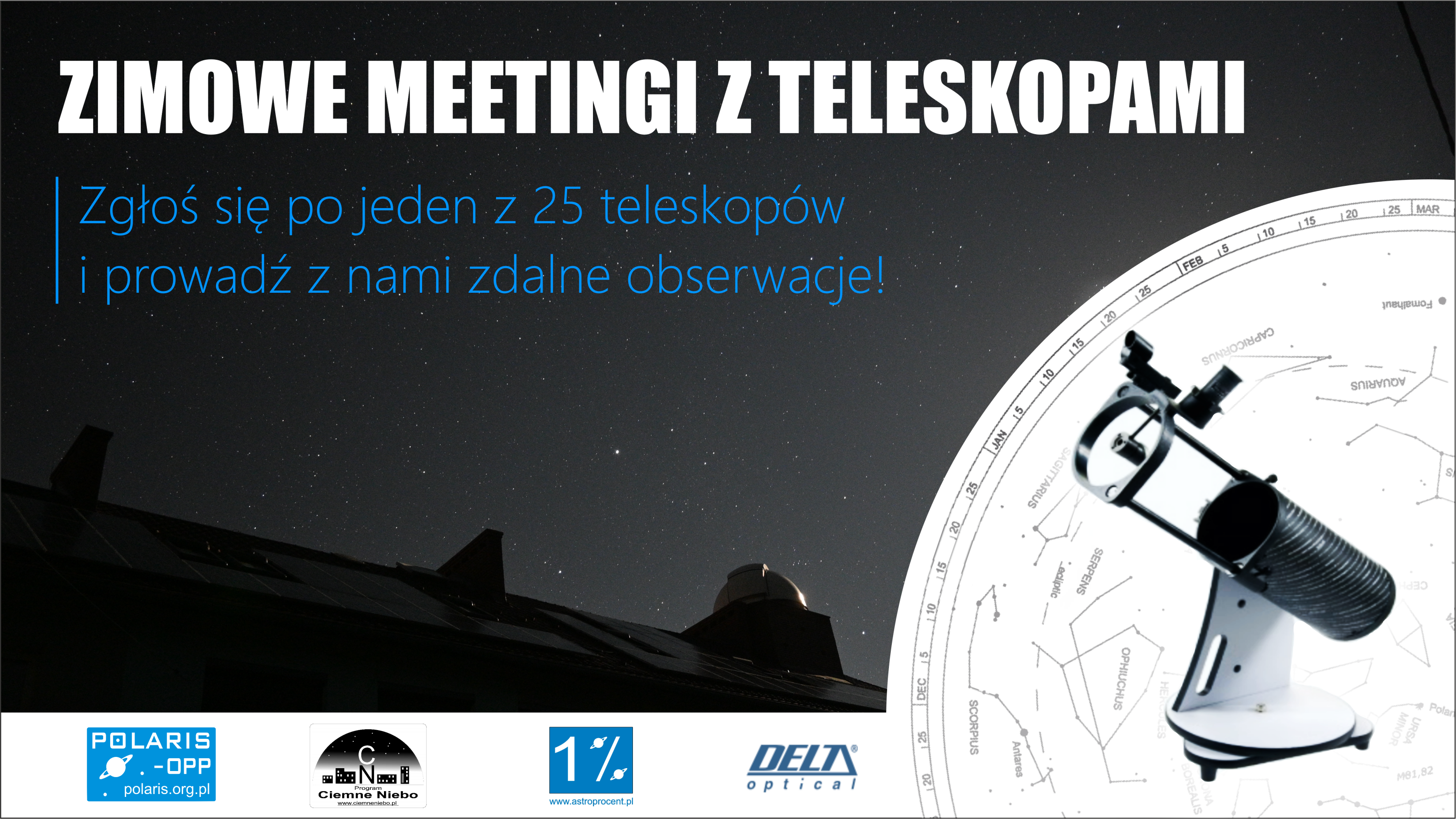 Zimowe "Meetingi z teleskopami" - edycja 2021.